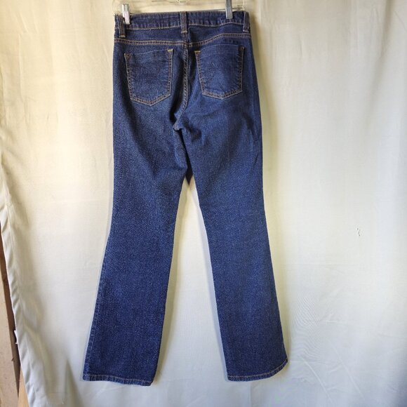 DKNY Soho Jeans Dark Blue Wash Straight Leg Size 6R - Picture 2 of 8